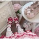 Sheep Puff Strawberry Love Shoes(Limited Pre-Order/4 Colours/Full Payment Without Shipping)